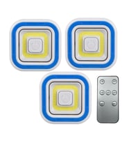 Powermaster PM-6936 Cob Ledli Pilli Uzaktan Kumandalı Üçlü Lamba Tezgah Altı Arası Aydınlatma Beyaz Led