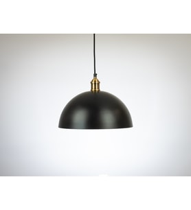 RİOLİGHT RETRO SİYAH İÇİ GOLD TEKLİ METAL SARKIT AVİZE ÇAP: 30CM
