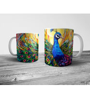 Pixxa Tavuskuşu Tavus Kuşu Peacock Kupa Bardak Model 3