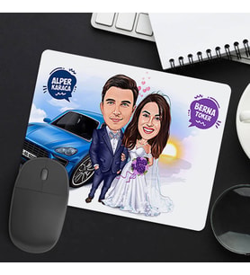 Kişiye Özel Balayı Çiftleri Mousepad