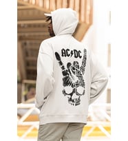 Rock Metal Müzik Grubu Baskılı Unisex Oversize AC DC Hoodie