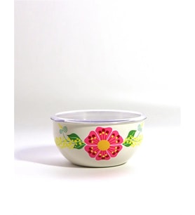 Kapaklı Kase Beyaz (16 Cm)