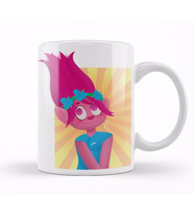 Poppy Trolls Kupa Bardak Porselen