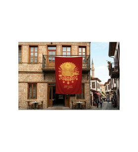 57.Alay Sancağı Bayrak 140gr Premium Raşel Kumaş 300x450cm