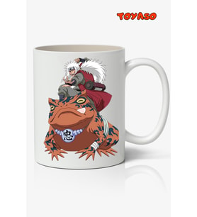 Naruto Jiraiya & Gamabunta Anime Temalı Beyaz Kupa Bardak Sevgiliye Arkadaşa Hediye