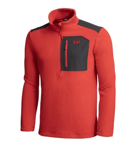 Helly Hansen Block Halfzip Polar Alert Red