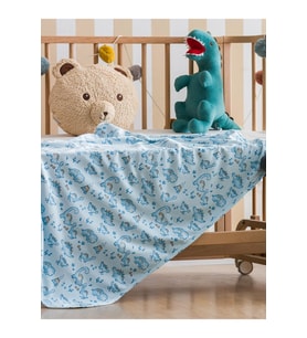 Baskılı Bebek Battaniyesi 75x100 cm