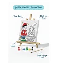 Ramazan Eğitici Boyama Seti İftar Sofrası (Şövaleli)