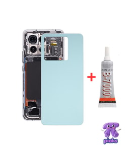 Redmi Note 13 Pro 5G Arka Kapak Pil Batarya Kapağı 2312DRA50G 2312DRA50C Uyumlu + B700