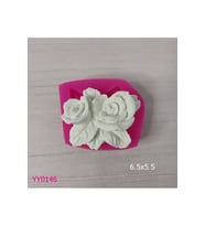 YY0146 İki Başlı Gül Silikon Kalıp