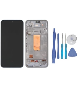Samsung Galaxy A54 5G SM-A546 Uyumlu Lcd Ekran Dokunmatik Servis Lcd BEYAZ ÇITALI + TAMİR SETİ