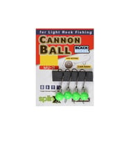 Spiinx Cannon Ball Mafsallı Yeşil UV Jighead No:8 1gr