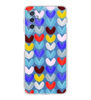 PrintiFy Samsung Galaxy M52 ile Uyumlu 1mm Slim Fit Water Color 1 Baskılı Şeffaf  Kılıf