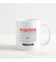Gardiyan Kupa Bardak (1. Tasarım) (Beyaz)