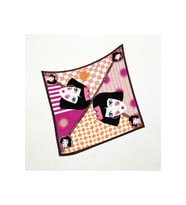 Tarzını Seç Kahverengi Queen Fular / Bandana / Aksesuar 48x48 cm