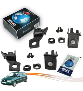 VW Polo 9N 6N (1995-2003) 6Q0998225 6Q0998226 İçin Sol & Sağ Farı Tutucu Plastik Parçaları