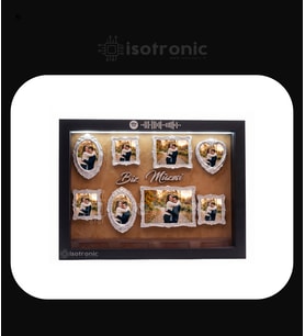 İsotronic Kişiye Özel Fotoğraf Çerçevesi – Biz Müzesi Taba Beyaz Led