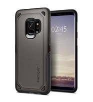 Spigen Galaxy S9 ile Uyumlu Kılıf Hybrid Armor Gunmetal