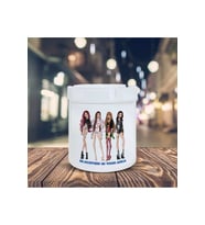 Black Pink Grup Çizim Baskılı Küllük Kül Tablası- Kl235