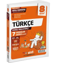 Gizli Yayınları 8. Sınıf Türkçe Konu Anlatımlı Müfredatın Gizli Dergisi Yeni