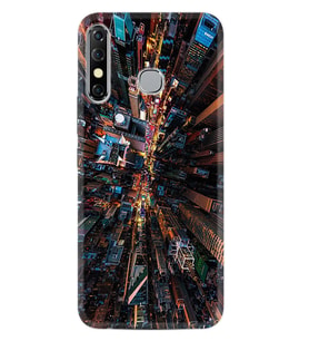 INFINIX Hot 8 Kılıf Resimli Silikon Kılıf City 1341