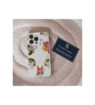 Samsung S21 Fe Uyumlu Powerpuff Girls Tüm Karakterler Tasarımlı Şeffaf Kılıf