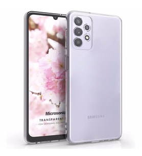 Microsonic Samsung Galaxy A32 4G Kılıf Transparent Soft Beyaz