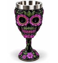 Day Of The Dead Şeker Kuru Kafa Tasarımlı 3d Çelik Kadeh Bardak Alk6513