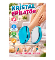 Kristal Tüy Temizleme Aparatı – Ölü Deri Arındırıcı Yeniden Kullanılabilir Epilatör