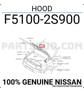 Nissan Pıckup D22 Motor Kaputu 1997-2001 (Oem No:  F51002S900)