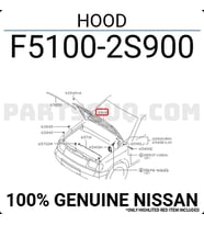 Nissan Pıckup D22 Motor Kaputu 1997-2001 (Oem No:  F51002S900)