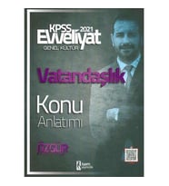 KPSS VATANDAŞLIK EVVELİYAT KONU ANLATIMI 2021 - İSEM YAYINLARI