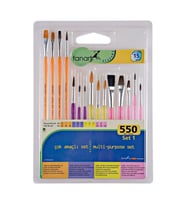 Fanart Academy 550 Seri Fırça Seti 1 (15'li) 