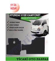 Hyundai H100 Kamyonet Kauçuk Paspas Ön (Siyah)