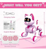 Uzaktan Kumandalı Dans Eden Akıllı Robot Kedi (24 cm) – 30 Programlı & Dokunmatik Oyuncak Kedi