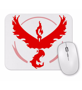 Pokemon Go Valor Kırmızı Takım Mouse Pad