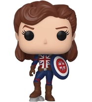 Funko 55811 Pop Marvel: What If – Captain Carter, Karışık (Krem)
