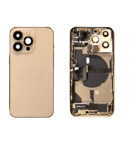 İphone 13 Pro Max Uyumlu Kasa Dolu Bataryasız - Gold