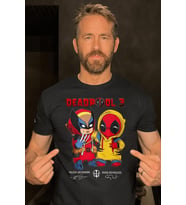 Deadpool 3- Deadpool &Wolverine 2024 Unisex Siyah T-shirt