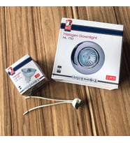 (1 Takım) Horoz 220x50 Spot Lamba Seti - 50 Watt Çanak Ampul - 220V Şebeke Elektriği ile Çalışır