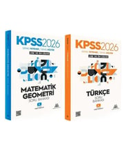 Marsis Yayınları 2026 KPSS Türkçe ve Matematik Soru Bankası Seti 2 Kitap