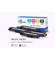 BROTHER uyumlu TN-277 CMYK TAKIM Yüksek Kapasiteli Muadil Toner