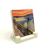 Çığlık (Edvard Munch, 1893)Baskılı Doğaltaş Masaüstlük