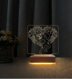Aşk Ateşi 3d Led Masa Lambası Kişiye Özel İsimli Sevgiliye Hediye Lamba