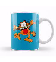 Garfield Cute Kupa Bardak Porselen