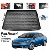 Ford Focus 4 Sedan Bagaj Havuzu Paspası 2016 Sonrası