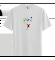 Rainbow Dreamer - %100 Pamuklu Kadın Beyaz Tişört - Premium Quality (Siyah - Beyaz)