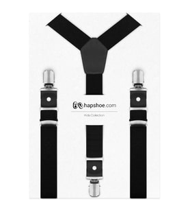 Ayarlanabilir Klipsli Siyah Çocuk Kemer Pantolon Askısı