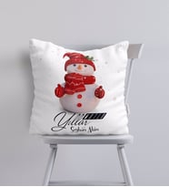 BK Gift Kişiye Özel Yılbaşı Mutlu Yıllar Tasarımlı Yastık-2