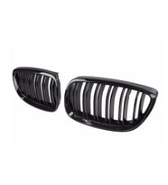 Bmw E92 2006-2009 M3 Böbrek Çift Çizgi Panjur Piano Black